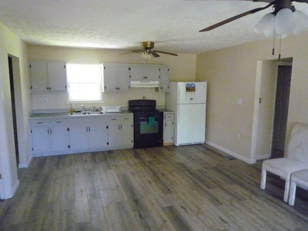 open living room and kitchen
